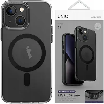 Produktbild von Uniq Etui Fall Fall Rucksack für Iphone 14 Schwarz