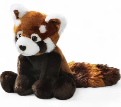 Image de Carl Dick Panda Rouge, Ours Chat assis env. 25cm, env. 37cm avec queue 3155 Doudou, peluche, animal en peluche