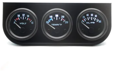 Produktbild von 3-in-1-Automessgerät, automatisches Messgerät, Voltmeter, Wasser- und Ölpresse, 52 mm, Dreifach-Set