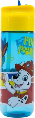 Immagine prodotto di borraccia Paw Patrol da 540 ml con manico, tappo in Tritan