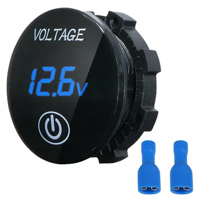 Produktbild von Digitales LED Voltmeter Einbau Spannungsanzeige 12V 24V