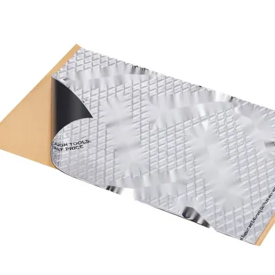 Produktbild von 47er-Set Auto Dämmmatte 4,8m² - 248,9x398,8mm Antidröhnmatte - Fahrzeugdämmung 50mil (1,3mm) - Aluminium-Folie Schallschutzmatte - Hitzebeständig - Lärmschutz Akustikdämmung - Geräuschdämmung