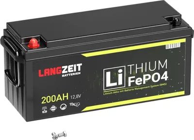 Produktbild von LiFePO4 200Ah 12V LANGZEIT Lithium Batterie Solarbatterie Wohnmobil Solar USV