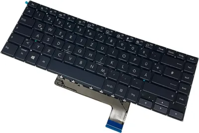Produktbild von Trade-Shop Original Laptop Notebook Tastatur Deutsch QWERTZ mit Backlight kompatibel mit Asus ProArt 0KNB0-462AGE00 NSK-WZ0BQ 0G 9Z.NGEBQ.00G