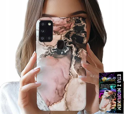 Produktbild von hülle für samsung galaxy a21s - elegantes marmoriertes design + glas