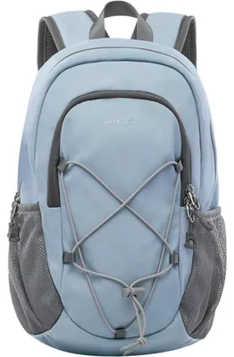 Produktbild von Tagesrucksack 12L Hellblau mit Brustschnalle für Wandern Reisen Camping Fahrrad Herren Damen