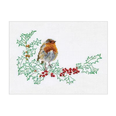 Obrázok produktu pre Krížiková súprava Thea Governor "Winter Robin Aida", počítaná, 20x14cm