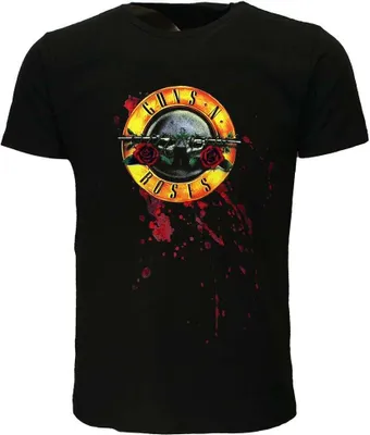 Zdjęcie produktu dla Guns N' Roses Classic Logo With Blood T-Shirt - Offizielles Merchandise - XL