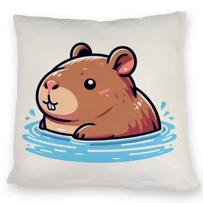 Produktbild von Capybara Comic Kissen