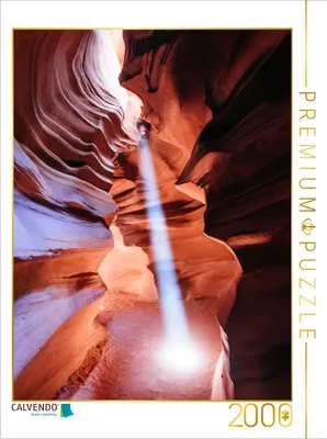 Produktbild von CALVENDO Puzzle Antelope Canyon - Arizona - USA 2000 Teile Puzzle hoch | 2000 Teile Lege-Größe 90x67cm Foto-Puzzle für glückliche Stunden