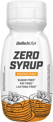 Obrázok produktu pre BioTech USA Zero Syrup 320 ml javorov sirup / Ochucovadl a sladidl / Chutn nzkokalorick sirup bez cukru a tuku