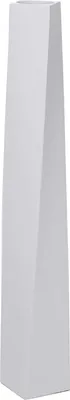 Produktbild von VIVANNO Kerzenständer Fiberglas HYDRON Säule, Weiß matt - 11x11x80 cm