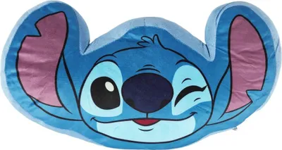 Produktbild von Disney Lilo und Stitch 3D Velours mini Kissen Dekokissen Cushion 40 x 20 x 5 cm
