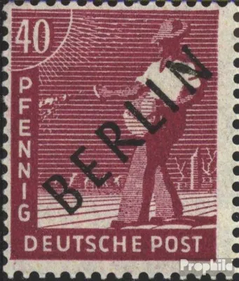 Produktbild von Briefmarken Berlin (West) 1948 Mi 12 postfrisch Schwarzaufdruck