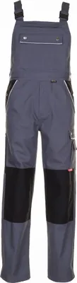 Produktbild von Planam Latzhose Canvas 320 Gr. 54 grau/schwarz