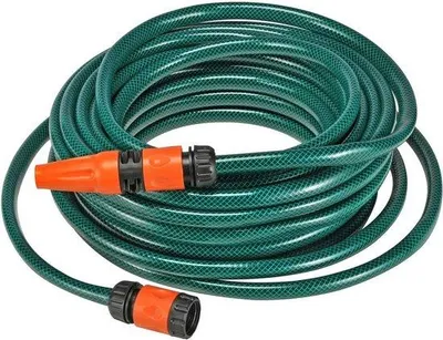 Produktbild von Gartensprinkler-Set 30 m Wasserhahn 1/2 Zoll mit Schnellkupplung, Anschlussset für Wasserdüse und Regenwasser-Sprinkler für Gartengrünpflege