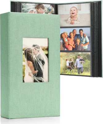Produktbild von Fotoalbum groß, 408 Fotos 10x15 cm, Leinenbindung, anpassbar, für Familienfotos