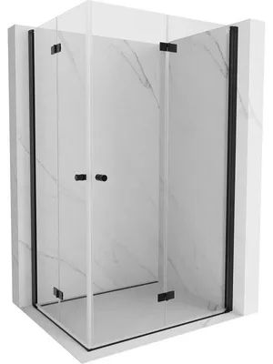 Obrázek produktu pro Mexen Mist-F Duo skládací sprchová kabina pravá 70 x 90 cm, transparentní, černá - 8A6-070L-090P-70-00