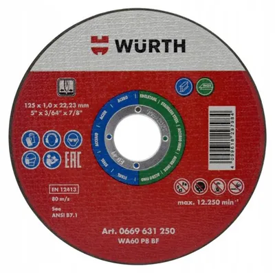 Produktbild von Wurth Red Line Trennscheibe für Edelstahl 125x1.6mm