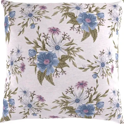 Immagine prodotto di Fodera per cuscino in cotone liscio PROVENCE ELISA blu