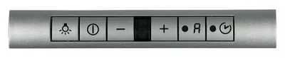 Produktbild von easyPART passend für 00498436 BOSCH Bedienmodul Bedieneinheit Reglereinheit Schaltelement silber Dunstabzugshaube Siemens 498436