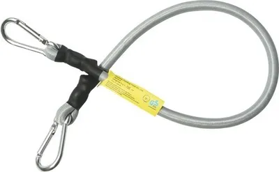 Produktbild von Spanngurt Expander grau mit Karabinerhaken 70 cm