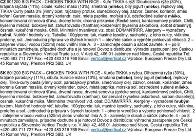 Produktbild von Summit To Eat - Hähnchen Tikka mit Reis - Großpackung