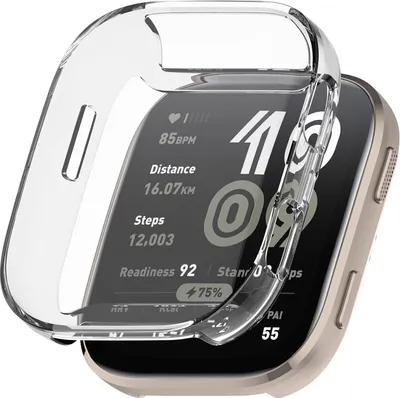 Produktbild von Strap-it Stoßfeste TPU-Hülle - Weiche Hülle passend für Amazfit Bip 6 (Transparent)