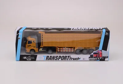 Produktbild von Transport truck Spielzeug LKW 1:48 Maßstab 31cm mehrfarbig