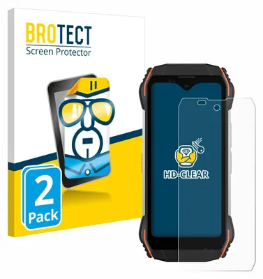 Produktbild von 2x Für Blackview N6000 Schutzfolie BROTECT Displayschutz Display Schutz Folie Klar Transparent