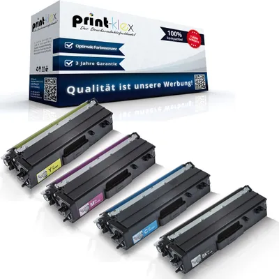 Produktbild von Print-Klex Kompatible Tonerkartusche kompatibel mit Brother MFC-L8690CDW MFC-L8900CDW TN 423BK TN423BK TN-423 BK Schwarz Black - Color Plus Serie