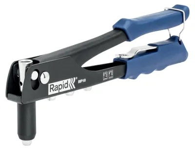 Immagine prodotto di Rapid Tools 5001718 Pinza per rivetti ciechi Rapid RP10, nero/blu, set iniziale