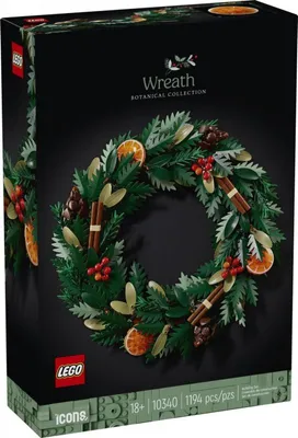 Immagine prodotto di Lego 10340 LEGO Icons Weihnachtskranz--10340