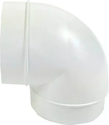 Produktbild von UPMANN Rundrohrbogen 90° mit Muffe 125 - 66976