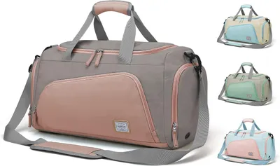 Image de Sac de sport de 35 litres avec compartiment à chaussures, idéal pour le sport, le fitness et les voyages, pour femmes et hommes, en nylon