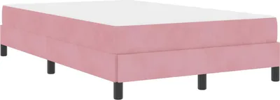 Immagine prodotto di Letto a molle con materasso Rosa 120 x 190 cm Tessuto