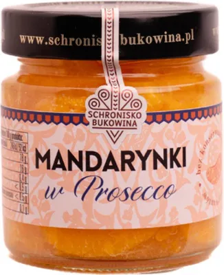 Zdjęcie produktu dla Mandarynki w Prosecco 200g - Schronisko Bukowina