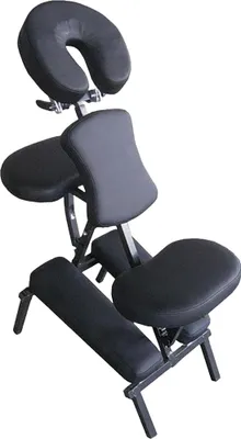 Produktbild von Massagesessel A100, faltbar, verstellbar, schwarz, 150 kg Tragkraft, 5 cm Schaumstoffpolsterung