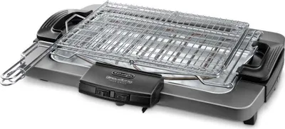 Immagine prodotto di De'Longhi Griglia Elettrica Barbecue BQ 80.X 2450W Antiaderente per Giardino Balcone