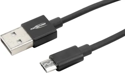 Produktbild von ANSMANN Micro USB Kabel 120 cm Ladekabel / Datenkabel mit Aluminium Gehäuse