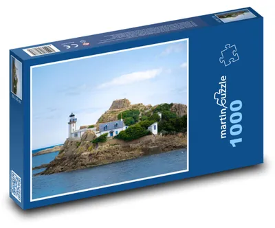Zdjęcie produktu dla Puzzle 1000 Latarnia na skalistym klifie - martinpuzzle