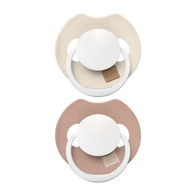 Produktbild von LOVI Schnuller Silikon dynamisch Prime Ivory Glow/Blush Glow 6-18 m 2 St. 34/437