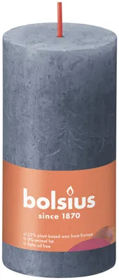 Obrázek produktu pro Sloupková svíčka Bolsius Rustik Hydrangea