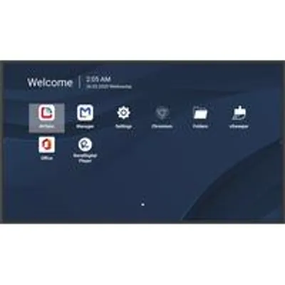 Obrázek produktu pro Viewsonic CDE4331-1C, Plochá digitální tabule, 109,2 cm (43"), LCD, 3840 x 2160 px, Wi-Fi, 24/7