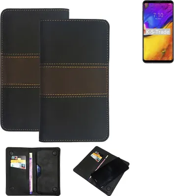 Produktbild von K-S-Trade Handy Hülle kompatibel mit LG Electronics V35 ThinQ Schutz Hülle Walletcase Bookstyle Tasche Schutz Case Handytasche Wallet Cover