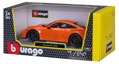 Obrázek produktu pro BBURAGO Porsche 911 GT3 1:24, Model supersportovního automobilu, Sestavený, 1:24, Porsche 911 GT3, Jakékoliv pohlaví, Kov, Plast