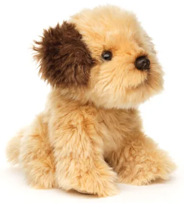 Productafbeelding van Uni-Toys - Shih Tzu Doodle, zittend - 18 cm (hoogte) - Shih-Poo, pluchen hond - Pluchen speeltje, knuffel - Shih Tzu Doodle (18 cm)