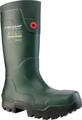 Productafbeelding van Dunlop - Uni veiligheidsschoenen voor heren/dames, hoge schacht, "FieldPro Thermo+" model, FS10428 (maat 39,5 EU), kleur: groen