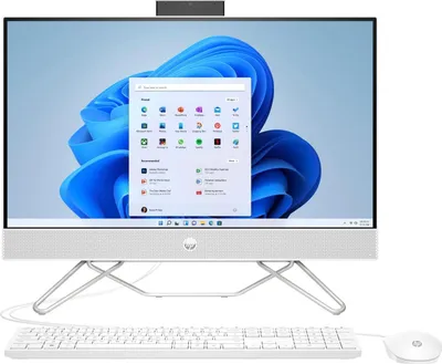 Produktbild von HP 24-cb1009ng Intel® Core™ i5 60,5 cm (23.8 Zoll) 1920 x 1080 Pixel 8 GB DDR4-SDRAM 512 GB SSD All-in-One-PC Windows 11 Home Wi-Fi 5 (802.11ac) Weiß