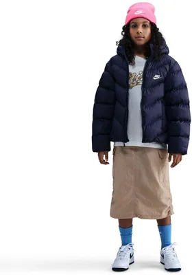 Produktbild von Nike K Nsw Tf Adp Puffer Midnight Navy/White Midnight Navy/White Xl